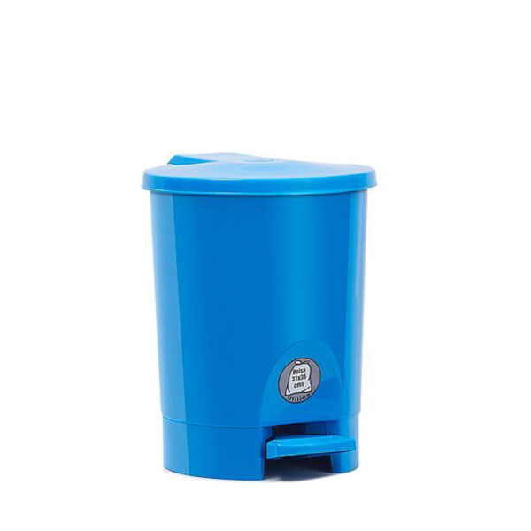 Vanyplas Round Trash Can 4.5L Blue