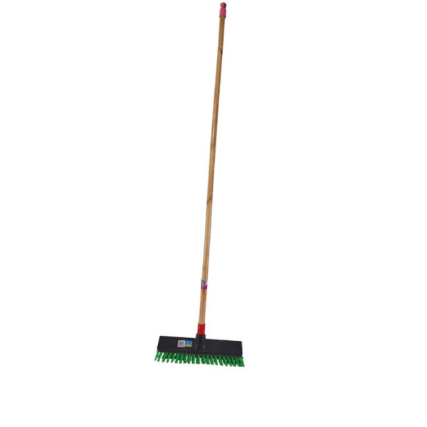 Eterna Pushbroom Street Hard With Wooden Handle