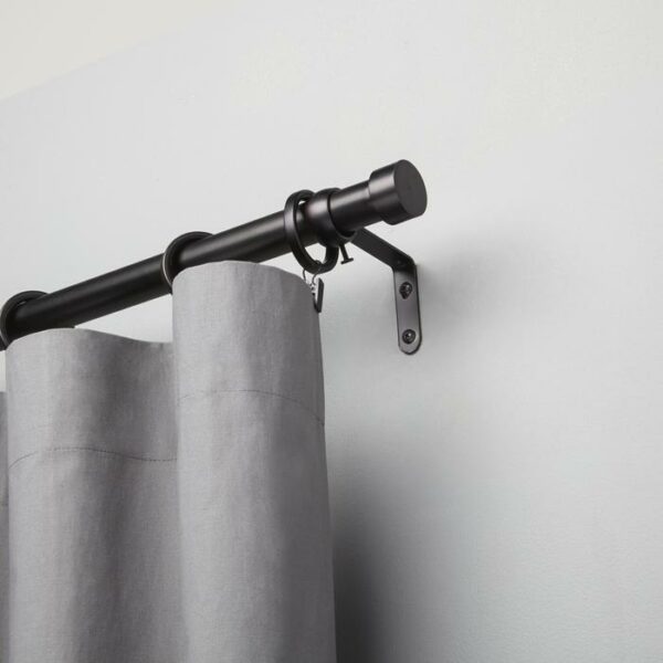 Cappa 1" Rod 36-66 Brushed Black