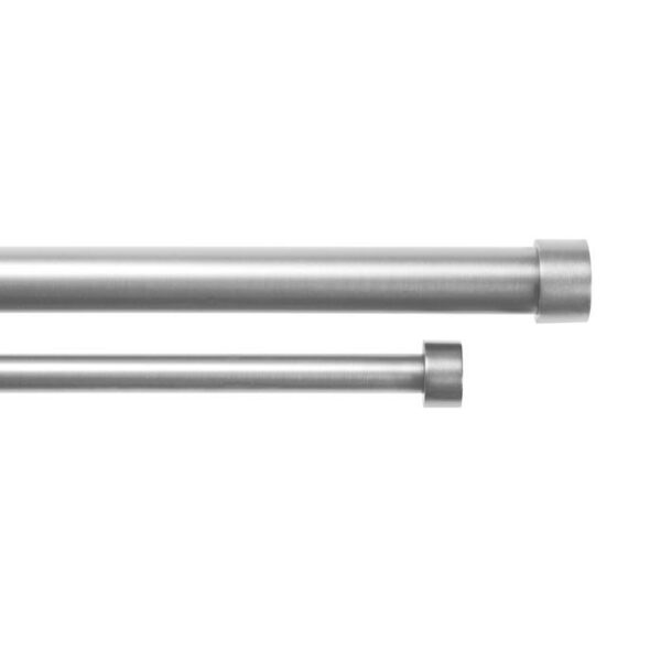 Cappa Double 1 1/4 Rod 36-72" Nickel/Stainless
