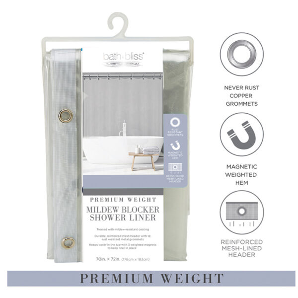 Mildew Rest Liner Super Clear 70x71