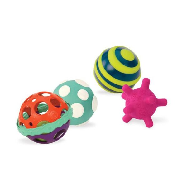 Textured Balls Set 4 Pieces