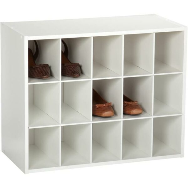 15 Cube Stackable Shoe Organizer Closetmaid