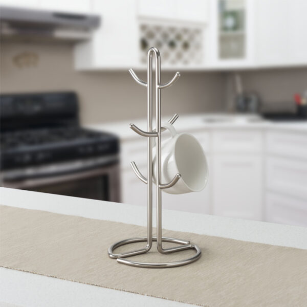 Mug Tree Satin Nickel