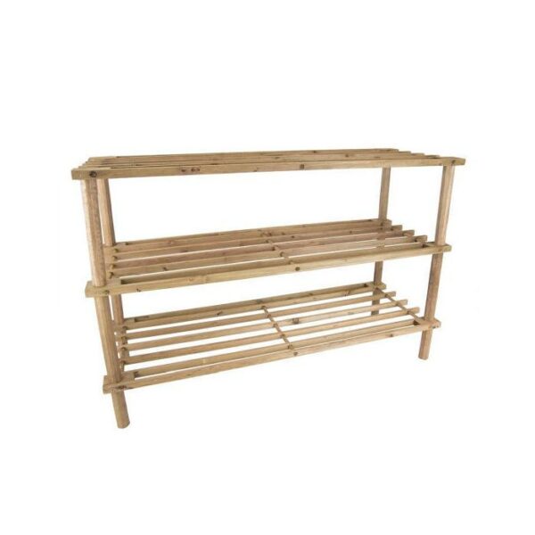 3 Tier Wooden Shoe Rack Cherry
