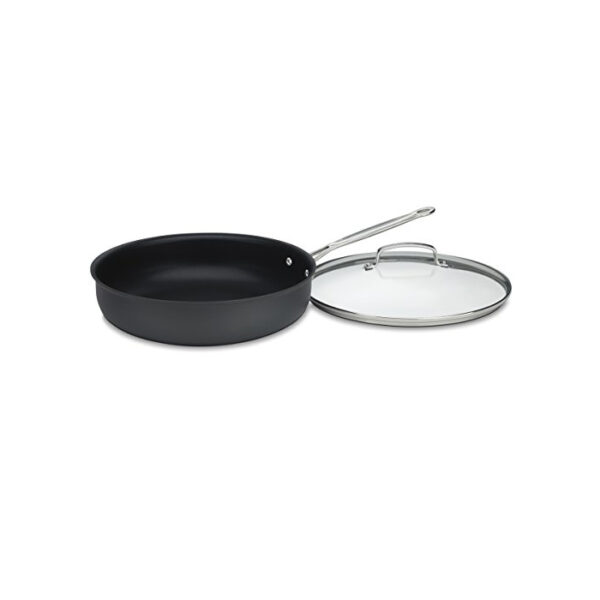 Anodized 12'' depp fry pan w/cover