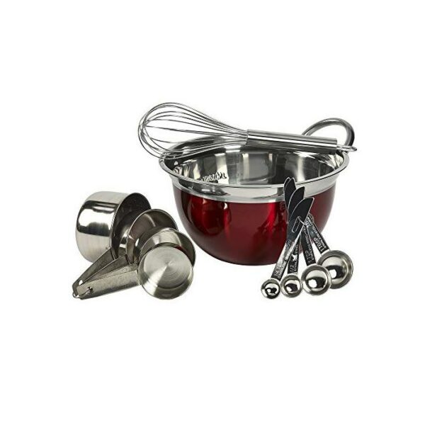 10 Pieces  Stainlesss Stell Mix & Measure Set