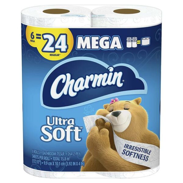Chamin Toilet Paper Ultra Soft 6 Mega Rolls
