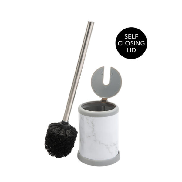 Stainless Steel Toilet Brush With Closing Lid