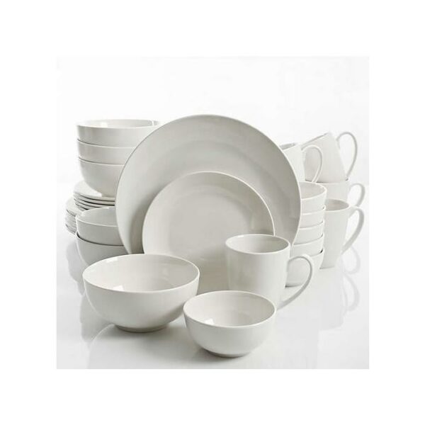 Ogalla 30 Pieces White Dinnerware Set