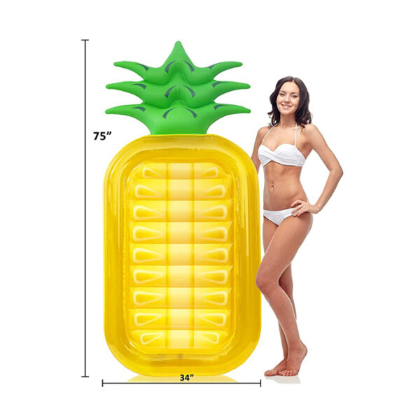 Jumbo Pineapple Pool Mattress 75x34.5"