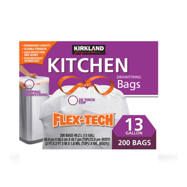 Trash Bag Kirkland 13 gallon 200 Bags