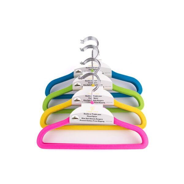 Slim,soft, velvety kid hangers