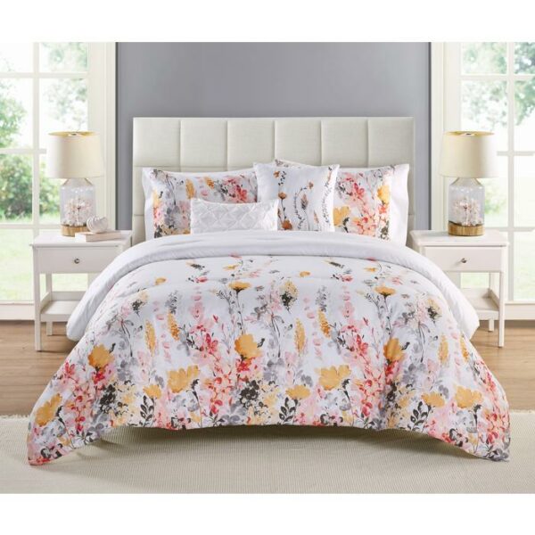 Misha 5 Piece Comforter Set King Multi