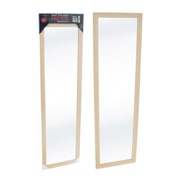 12X36 Door Mirror Wood Frame