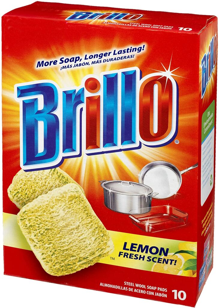 Brillo Steel Wool Soap Pads Lemon 10ct
