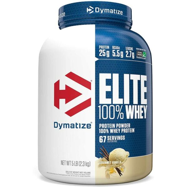 Dymatize Elite 100% Whey 5Lbs Gourmet Assorted