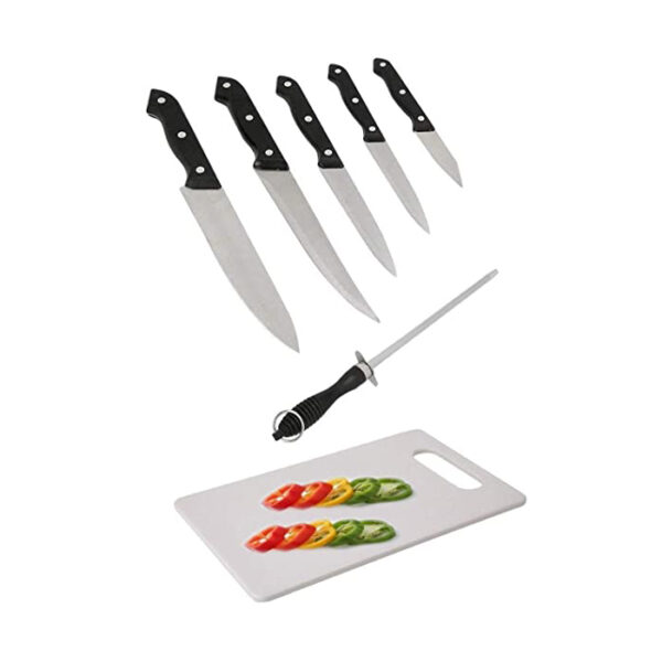 7 Pieces Knife Set With Cutting Board