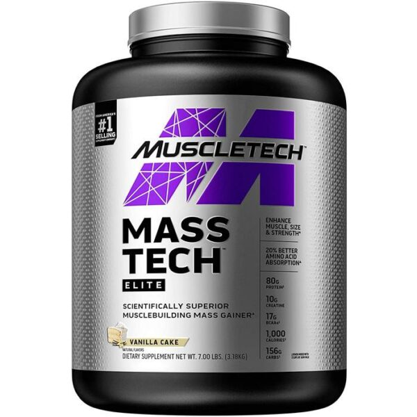 Muscletech Mass-Tech Elite Protein Powder 7.00 LBS