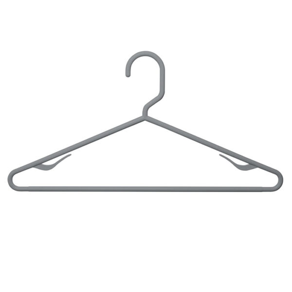 15 Pack Heavy Duty Plastic Hanger With 2 Hooks