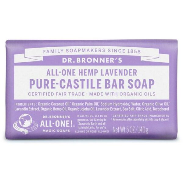 Dr.Bronner's Brad Soap Organic Lavender Hemp