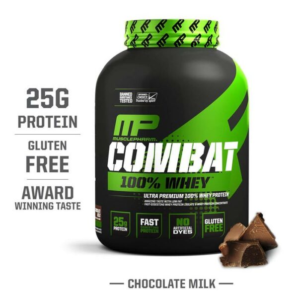 MusclePharm Combat 100% Whey 2lbs Assorted