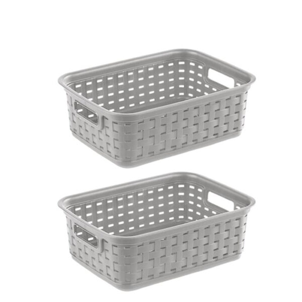 2Pk storage baskets/bin organizer small