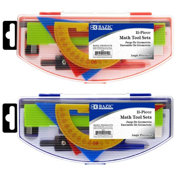 Student Math Tool Sets 11 Pieces