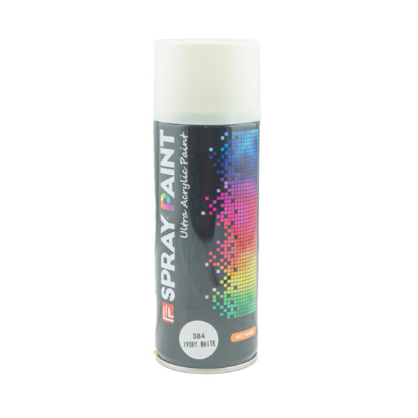 Spray paint ivory white
