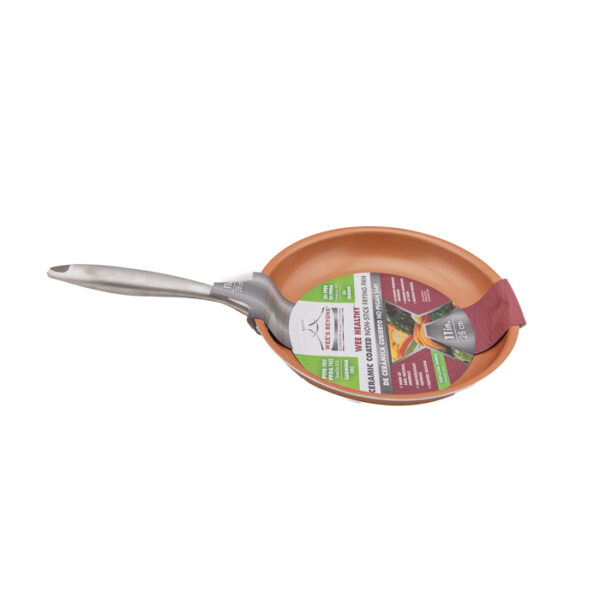 Wee's Beyond 11" Gold Ceramic Fry Pan