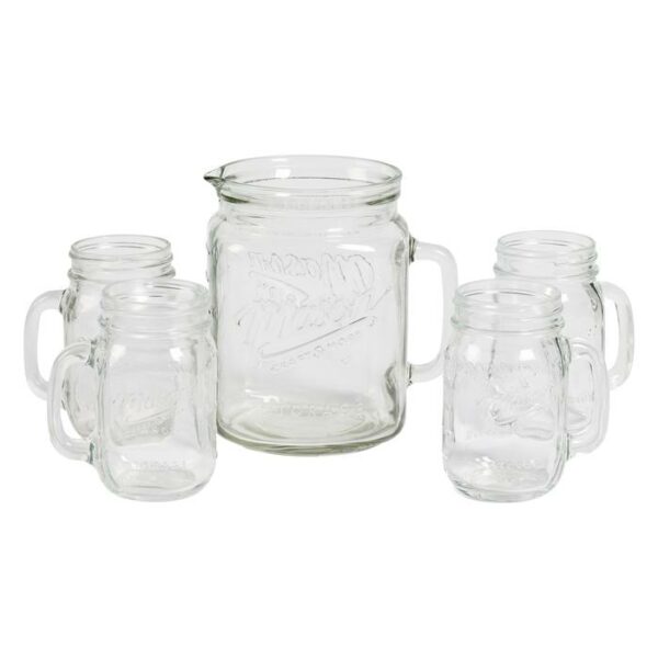 5 Pieces Glass Drinkware Set