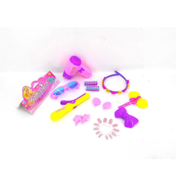 Makeup set beautiful girl