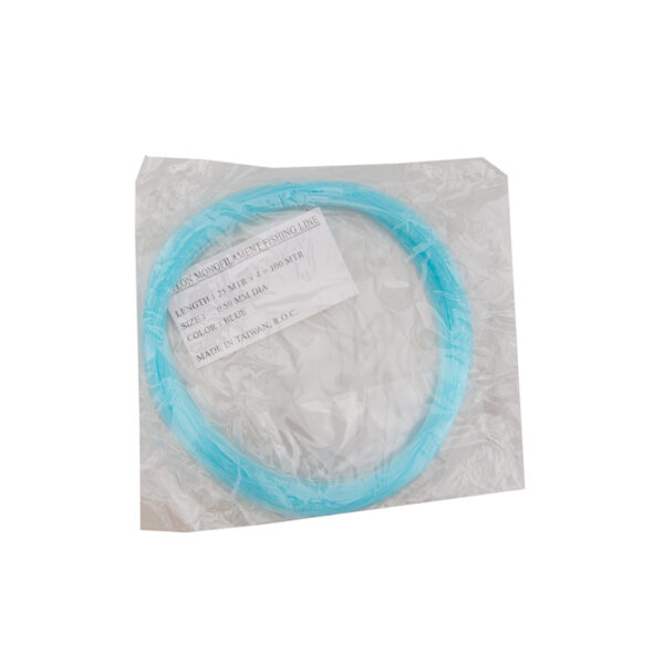Nylon fishing twine fil peche blue