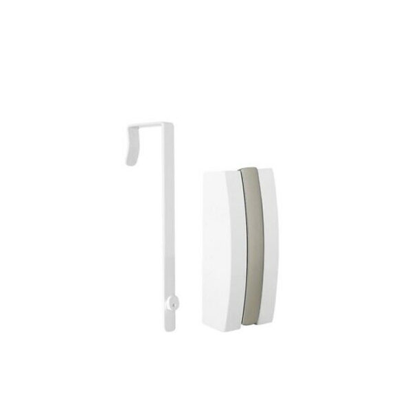 Flip valet hook white