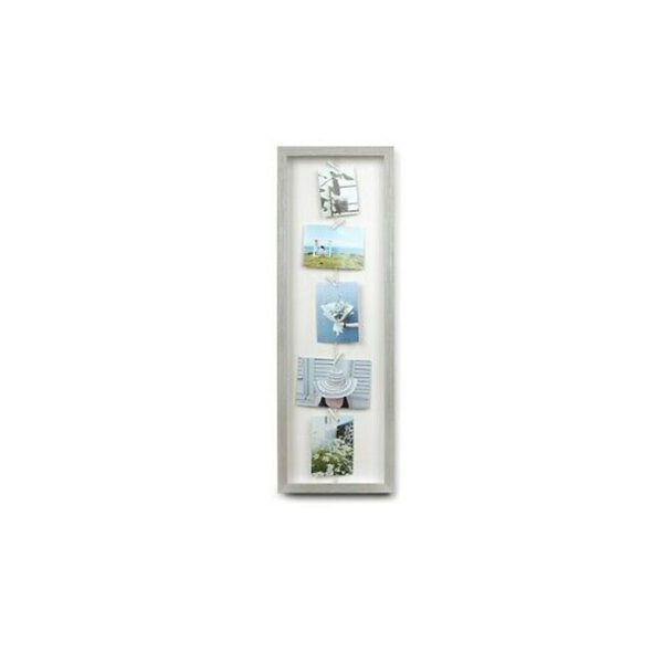 Clothesline Flip Photo Display Grey