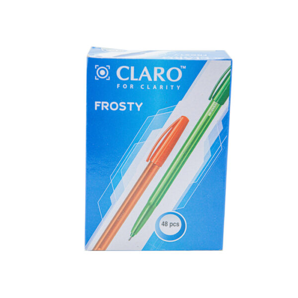 Frosty Claro Pen 1.0mm Blue 48 Pieces