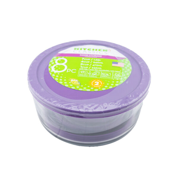 Round Food Storage 8pcs