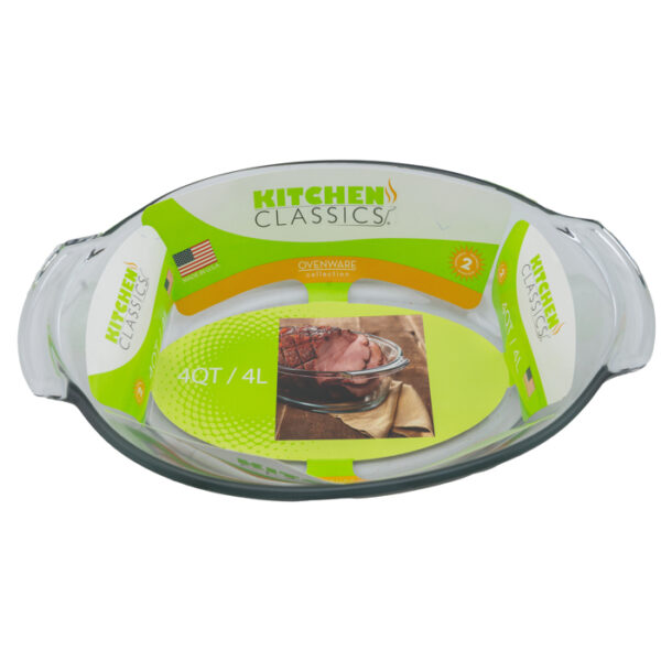 4Qt Oval Roaster Ovenware
