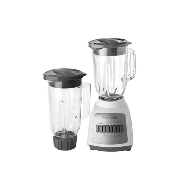 Black + Decker 550 Watt Blender with 2 Grinder Jar