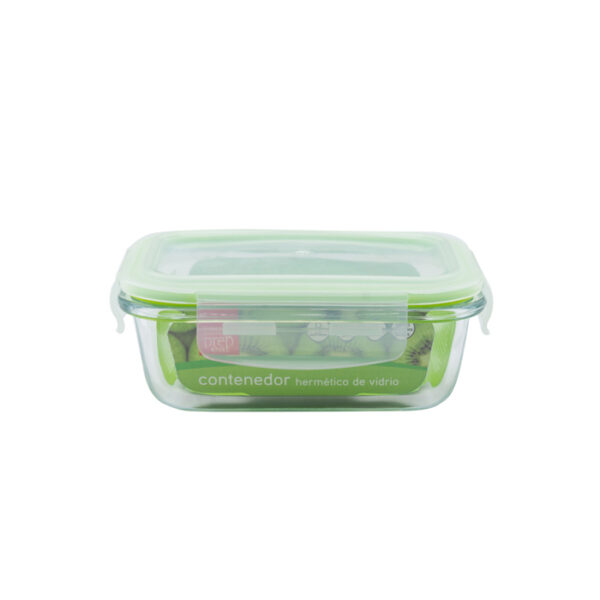 Glass-snap airtight food container 1.6cup