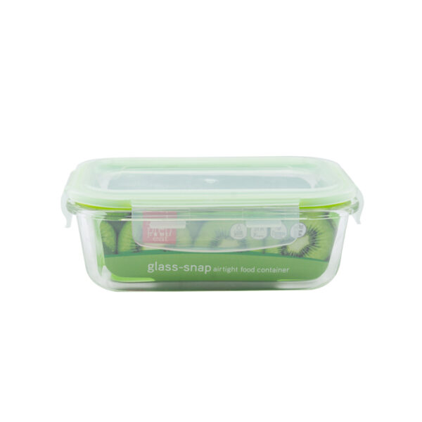 Glass-snap airtight food container 2.7cup