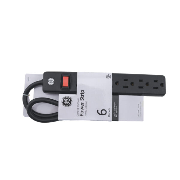 General purpose power strip 6 outlet 2ft