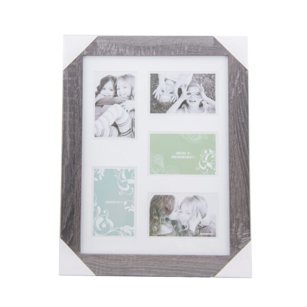 30x40cm Photo Frame Black & Gray 16"