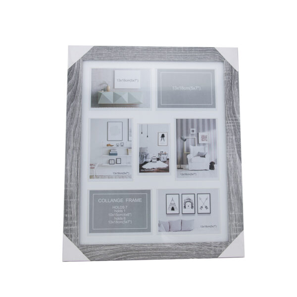 40x50cm Photo Frame Black & Gray