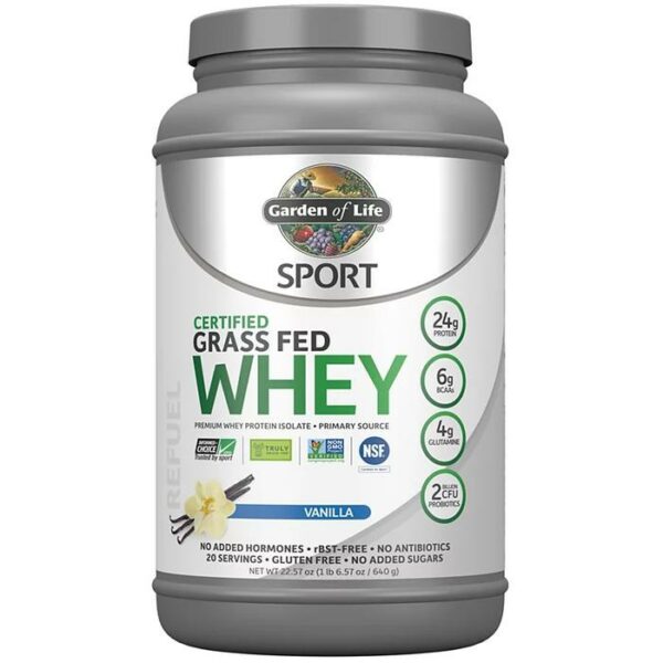 Grass Fed Whey Protein Isolate 1Lb