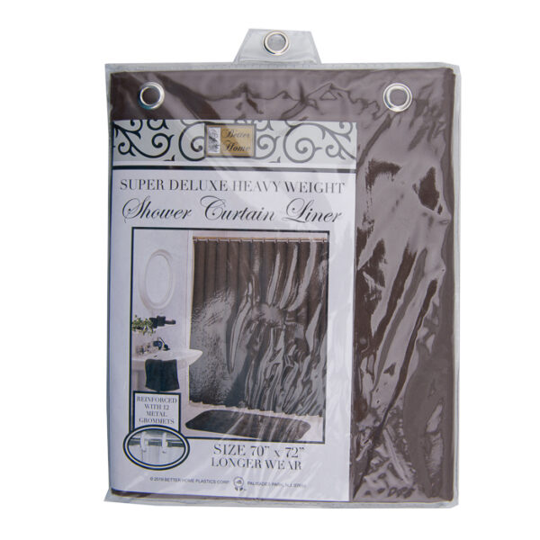 Shower Curtain Liner With 12 Metal Grommets