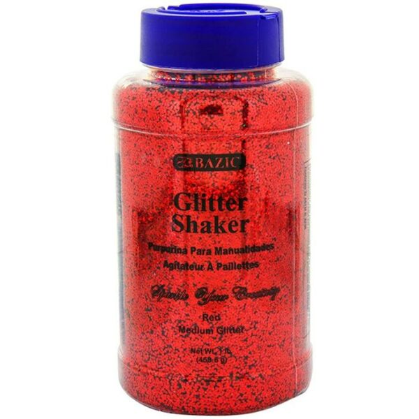 16 Oz Red Glitter Shaker 1lb