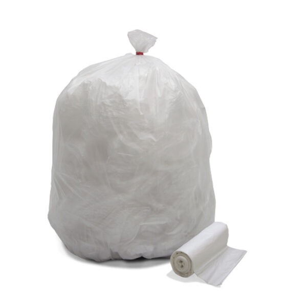 Trash Bag White 45 Gallons