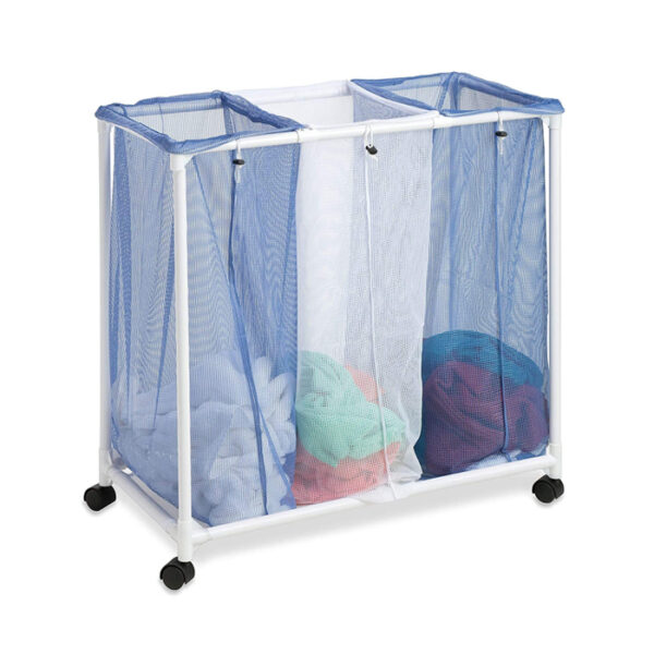3 Bin Mesh Laundry Sorter