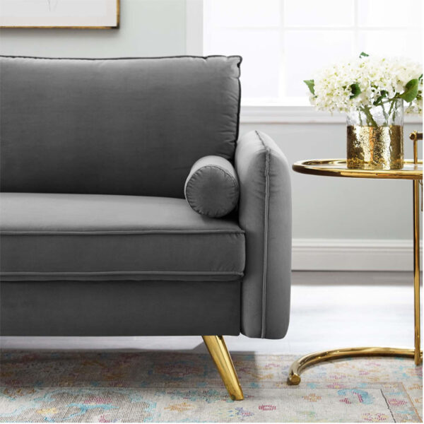Sofa Revive Perfomance Velvet In Gray